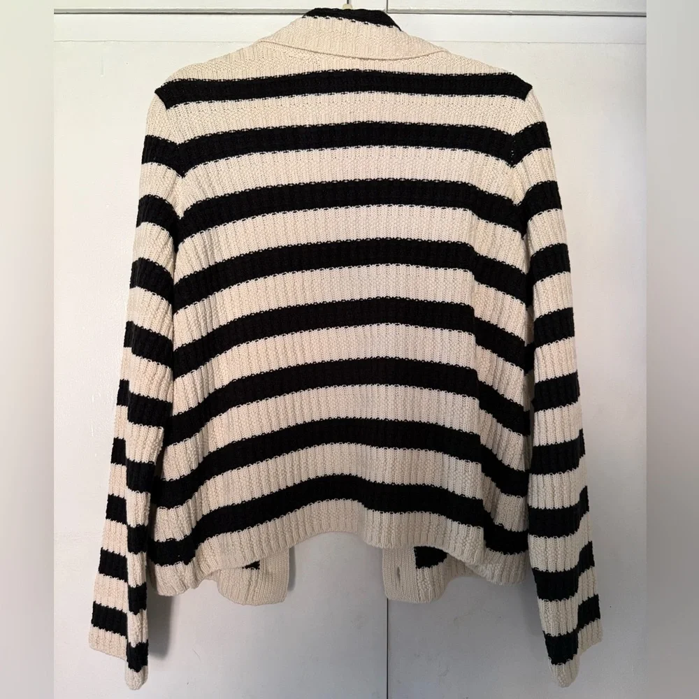 Maeve by Anthropologie The Greta Polo Cardigan Sweater size L - Picture 8 of 9